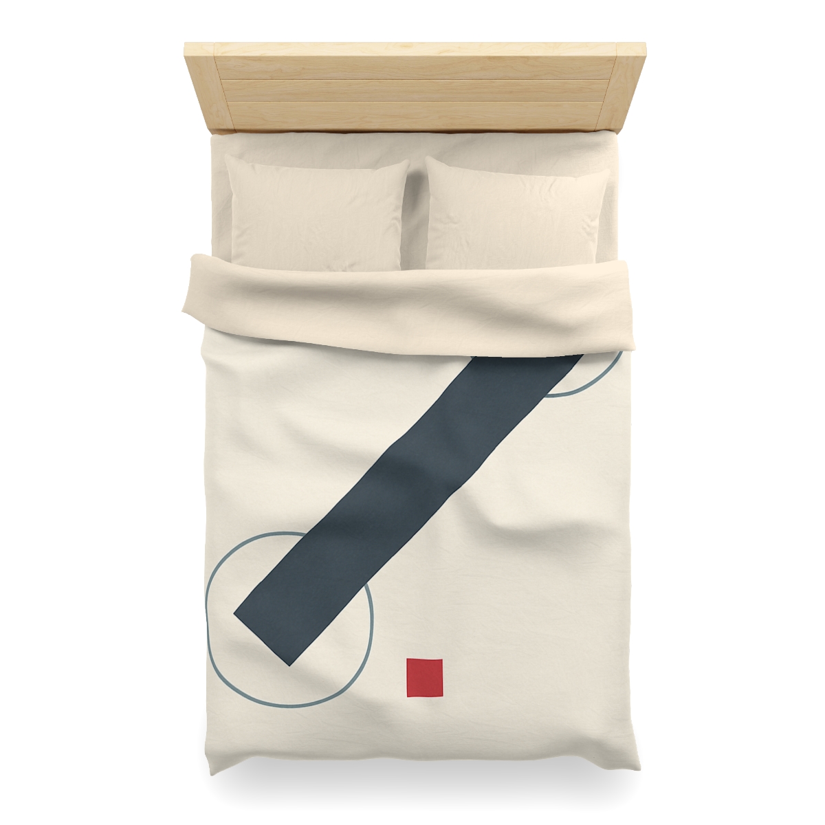 Diagonal Bar With Twin Orbits stylish duvet covers