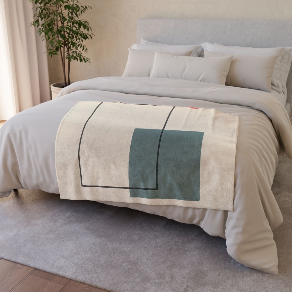 Open Frame With Quiet Spill stylish throw blankets