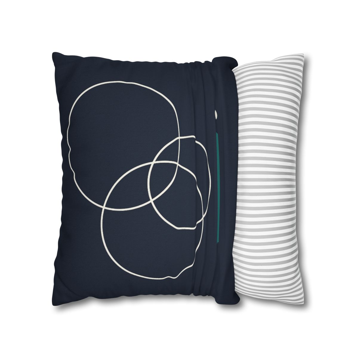 Staggered Rings And Anchored Bar trendy patterned pillow cases