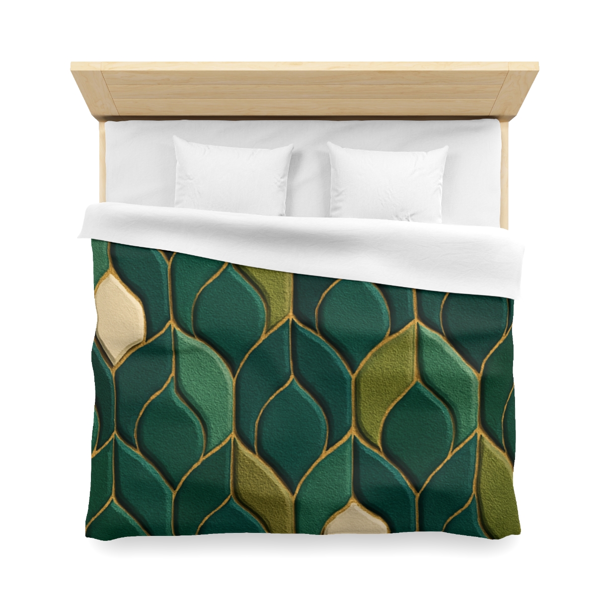 Bud Scale Tessellation custom duvets