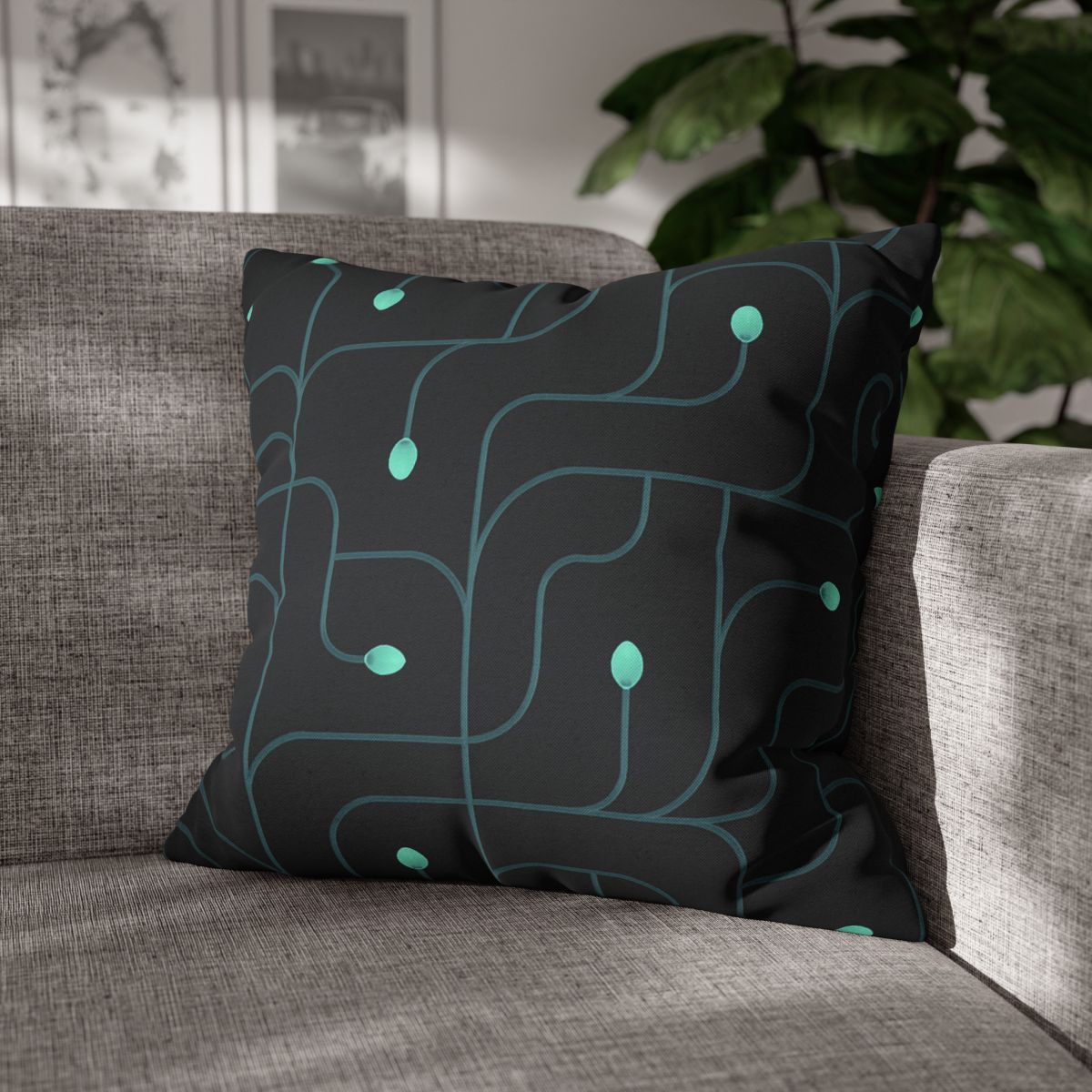 Vine Circuit Lattice comfortable bedding pillow covers