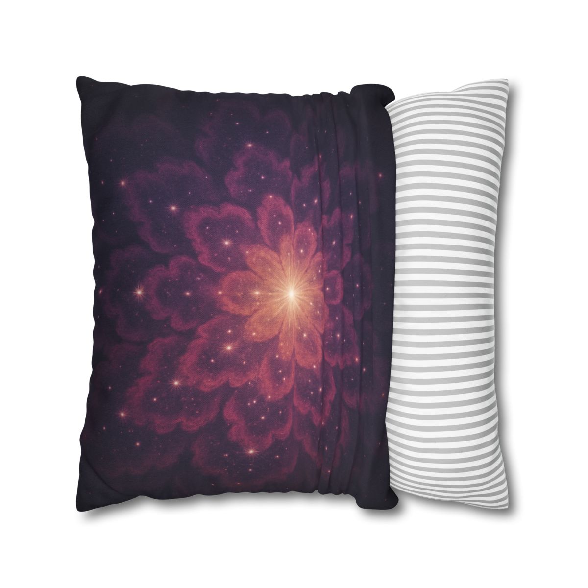Starburst Fractal Bloom unique gift pillow cases
