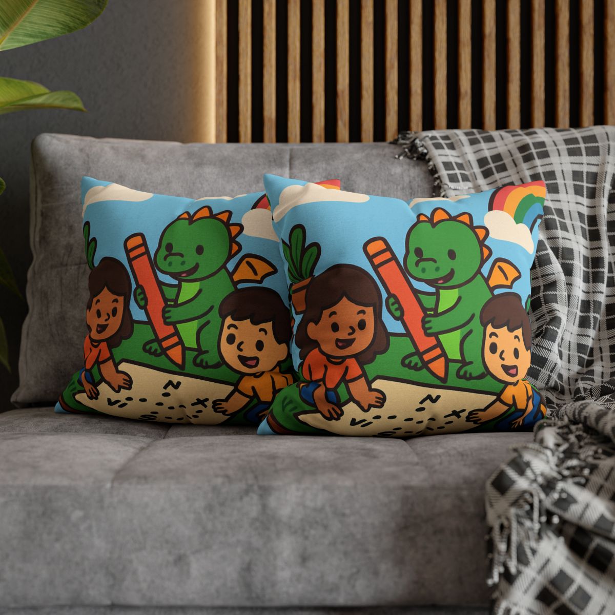 Sky Garden Map Makers With A Baby Dragon unique gift pillow cases