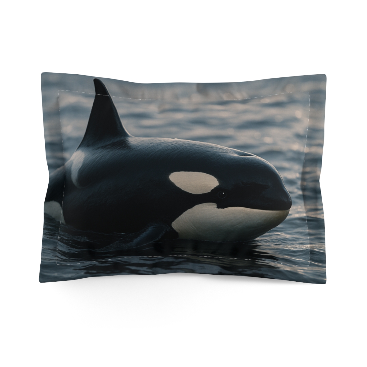 Starlit Drift Orca soft plush pillows