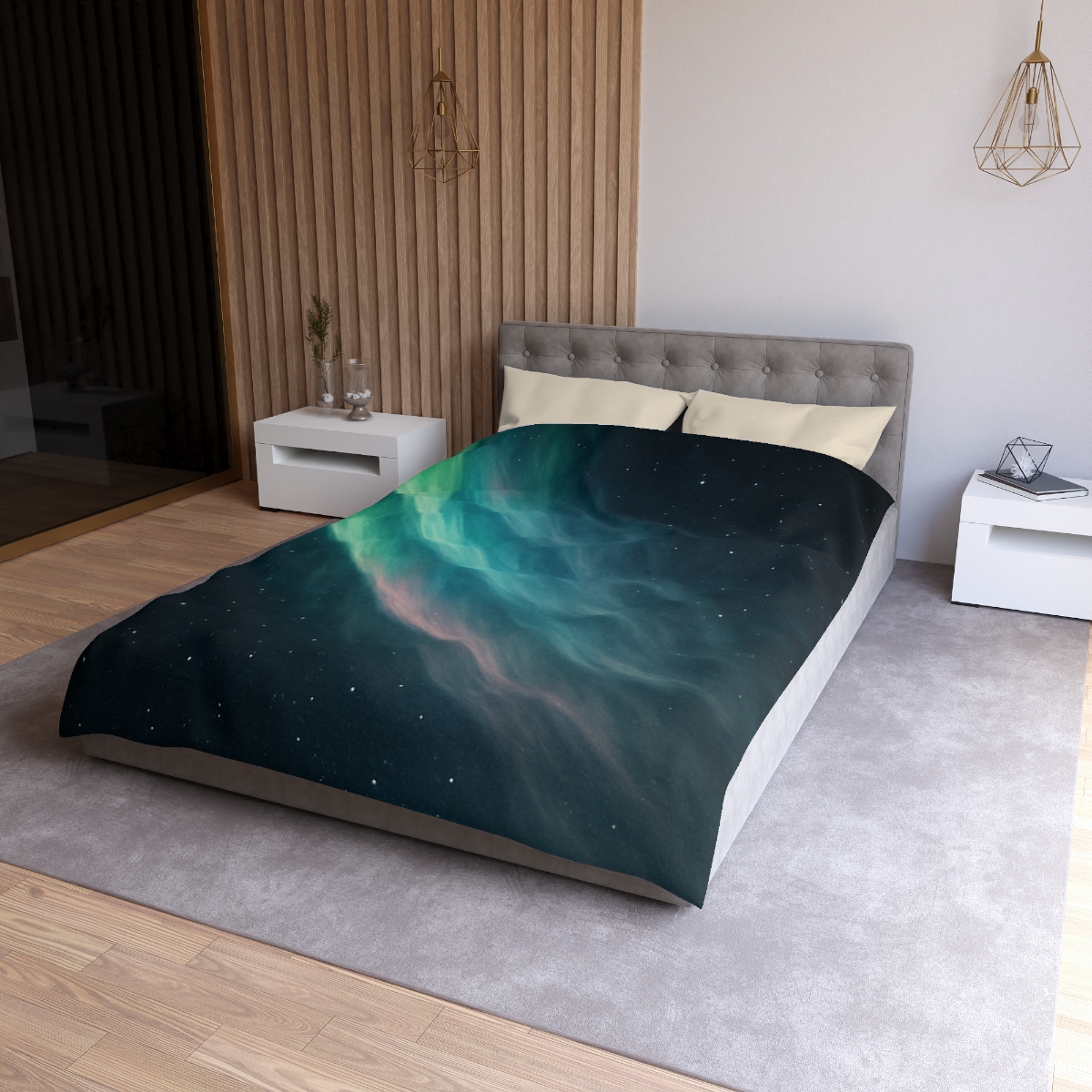 Aurora Veil Starstream soft comforter duvets