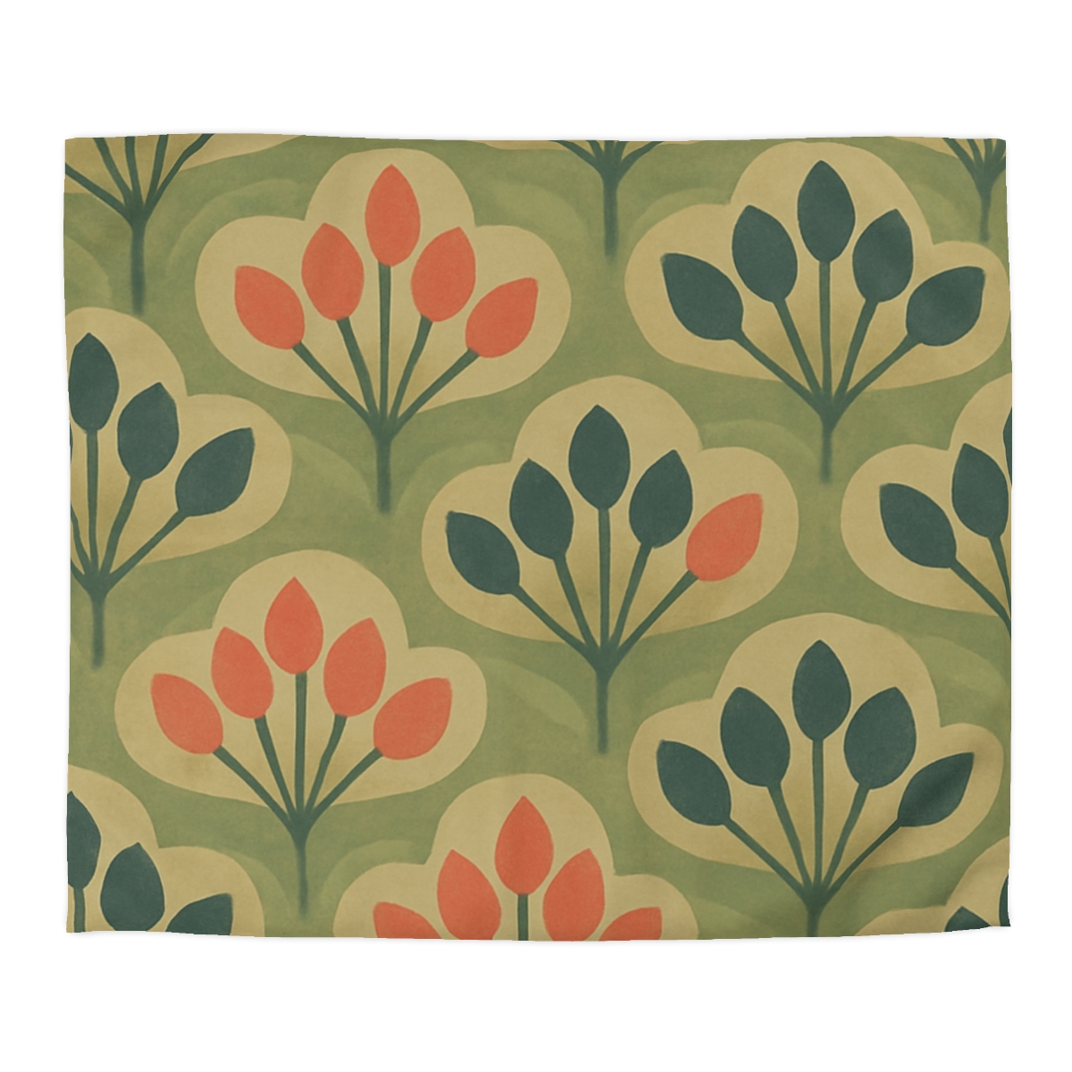 Bud Cluster Tapestry personalized bedding duvets