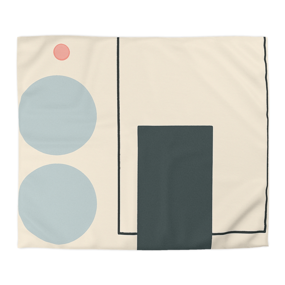 Offset Frame With Two Quiet Discs custom duvets