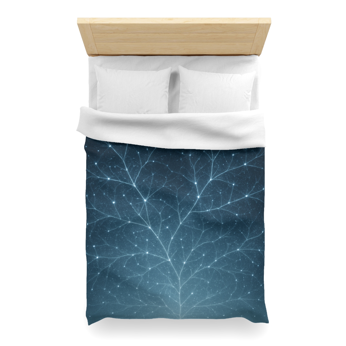 Starlit Fractal Canopy duvets for gifts