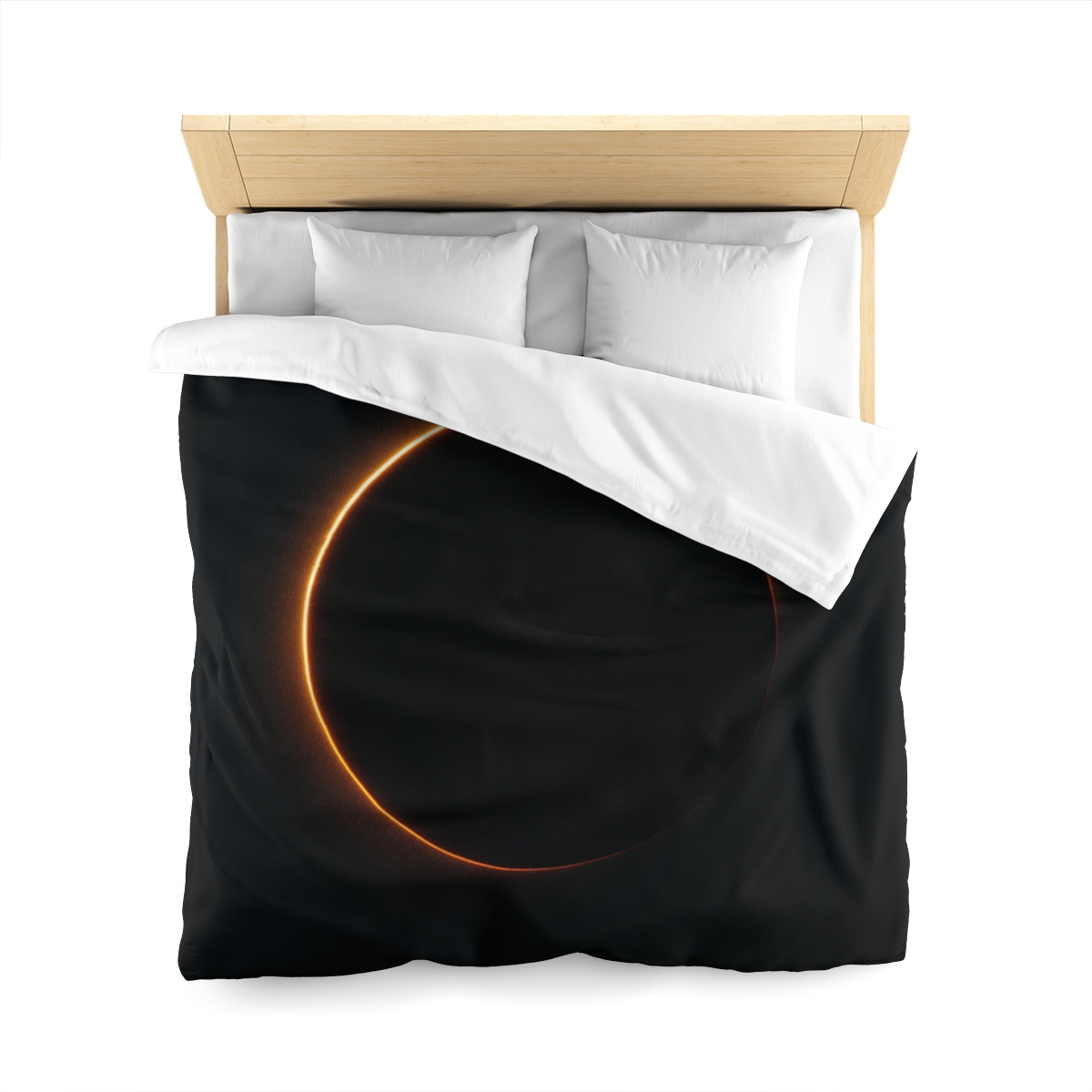 Void Horizon Silhouette Bloom custom duvets