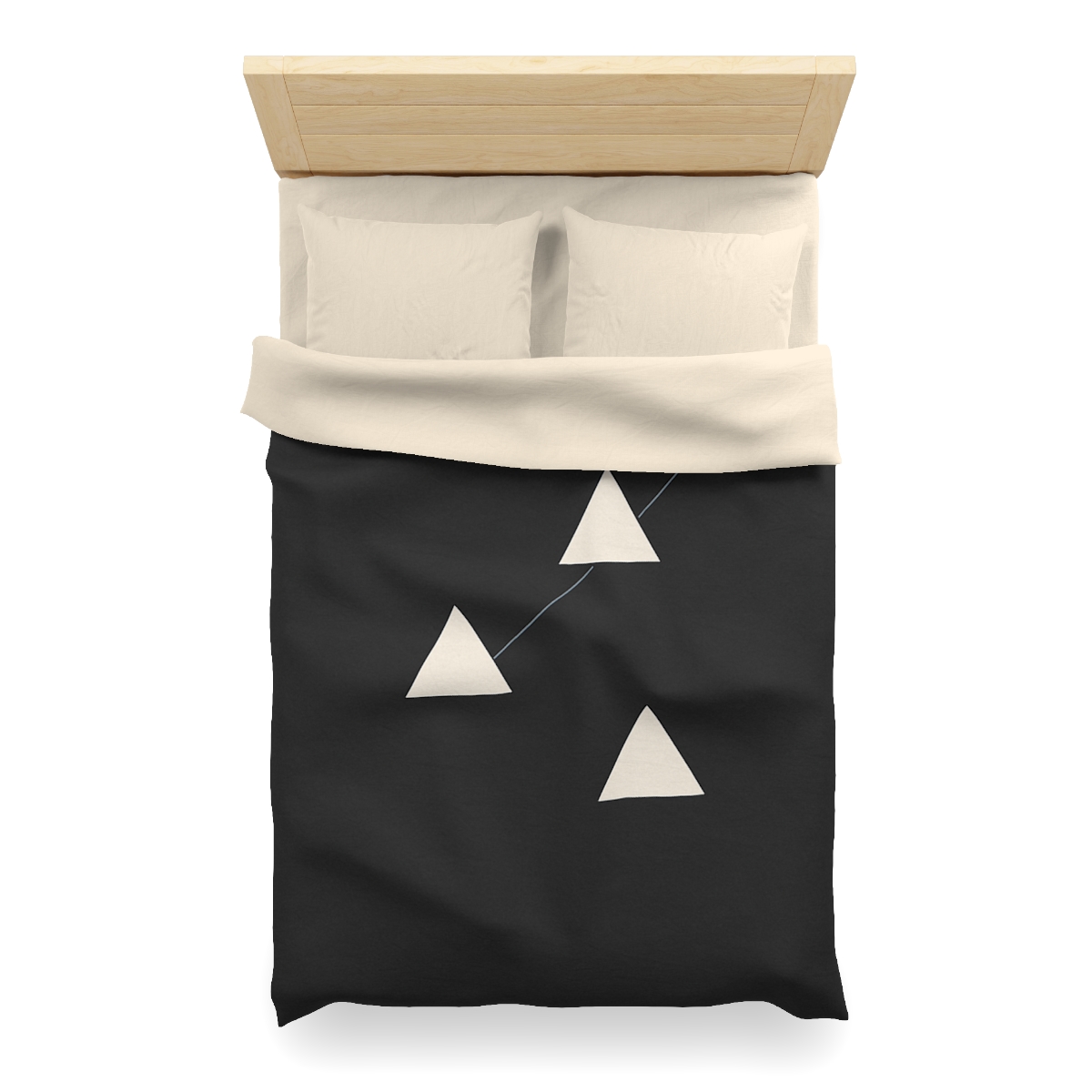 Triangular Constellation Steps unique patterned duvets
