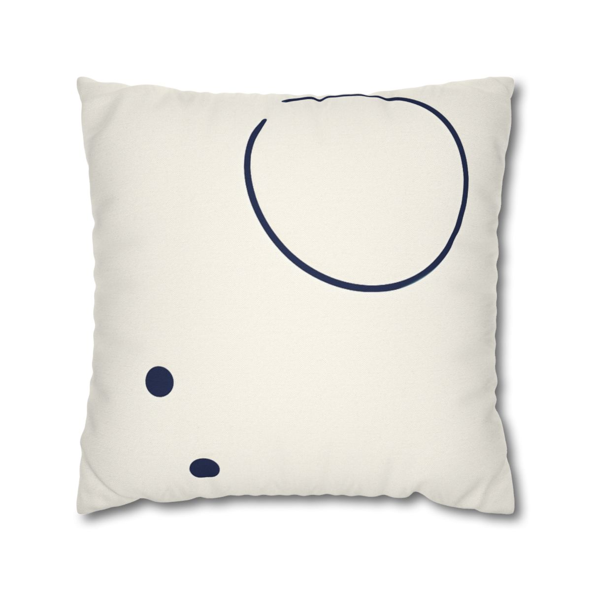 Orbiting Arc And Twin Dots designer print pillow cases