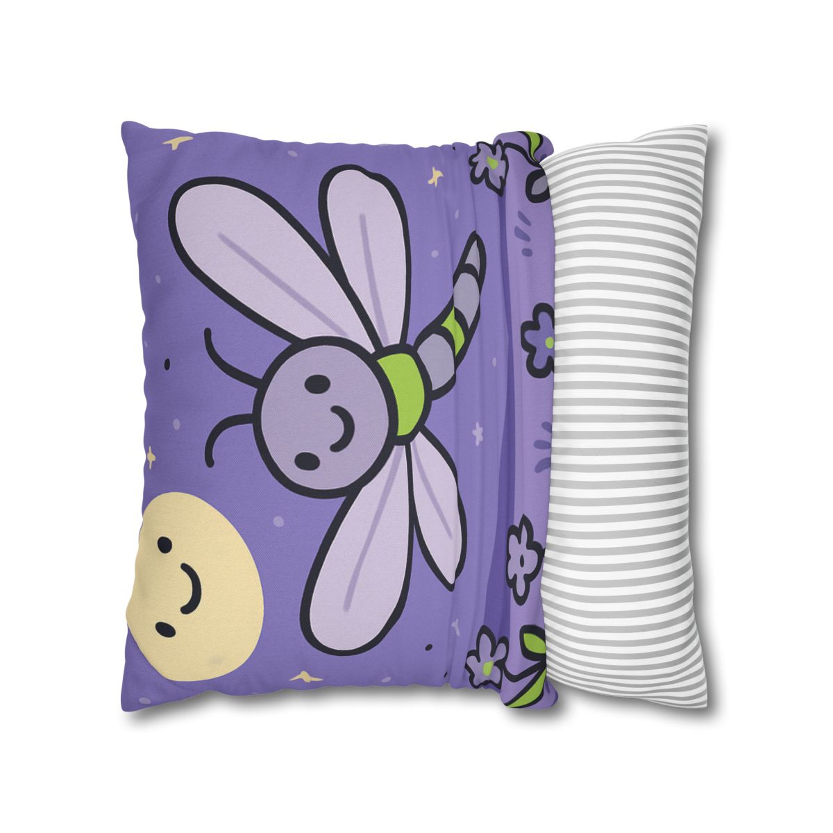 Moonlight Meadow Dragonfly personalized pillow covers