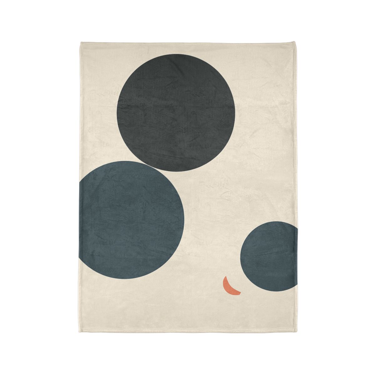 Three Circles With Shared Edge designer printed blankets