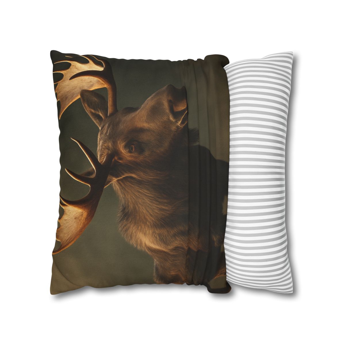 Starlit Crown Moose designer print pillow cases