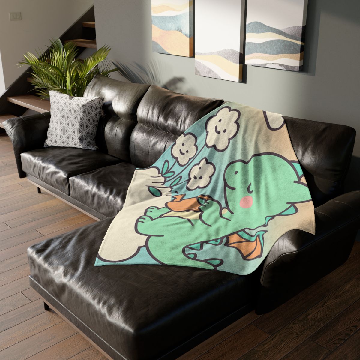 Cloud Garden Dragon stylish throw blankets