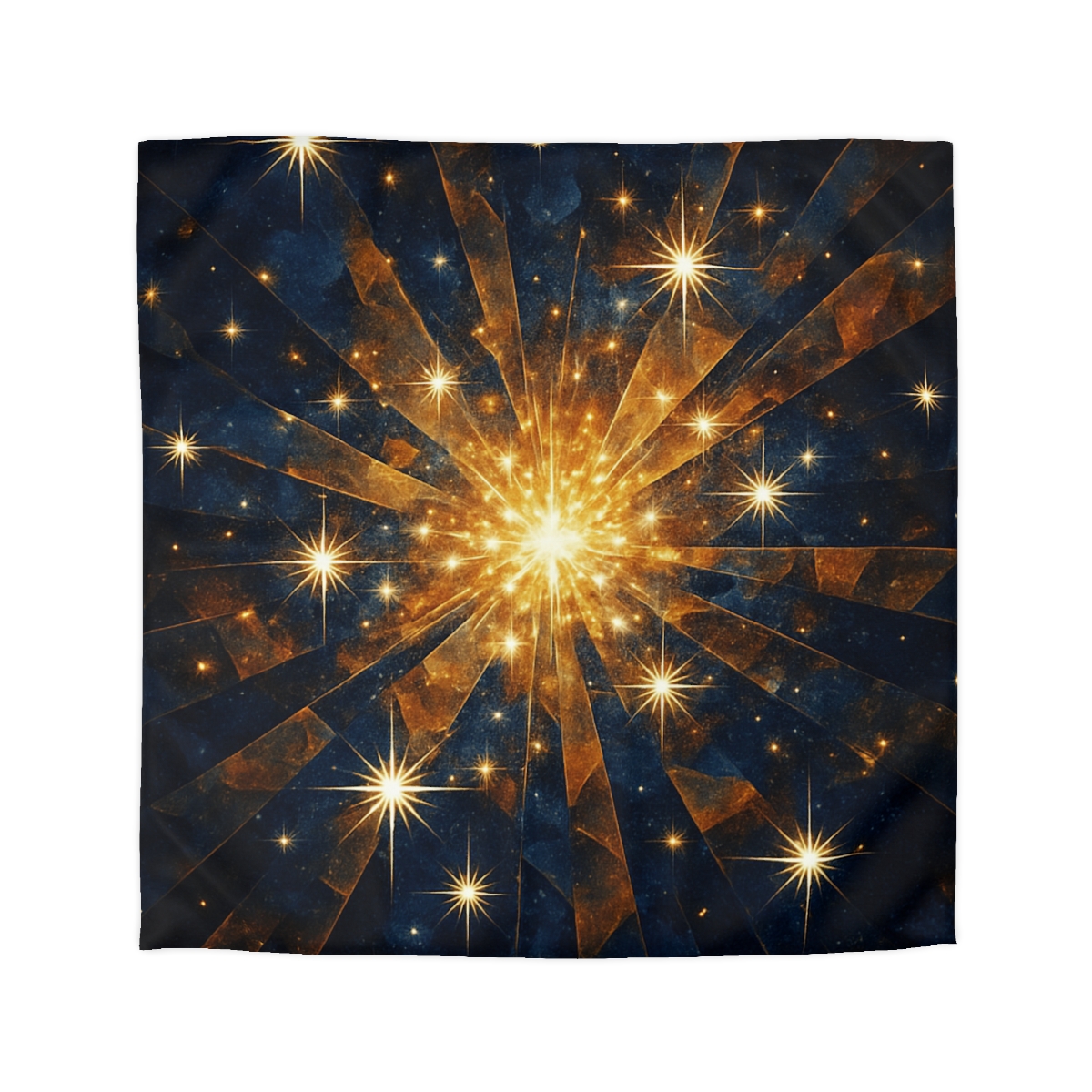 Starburst Mosaic Field unique patterned duvets