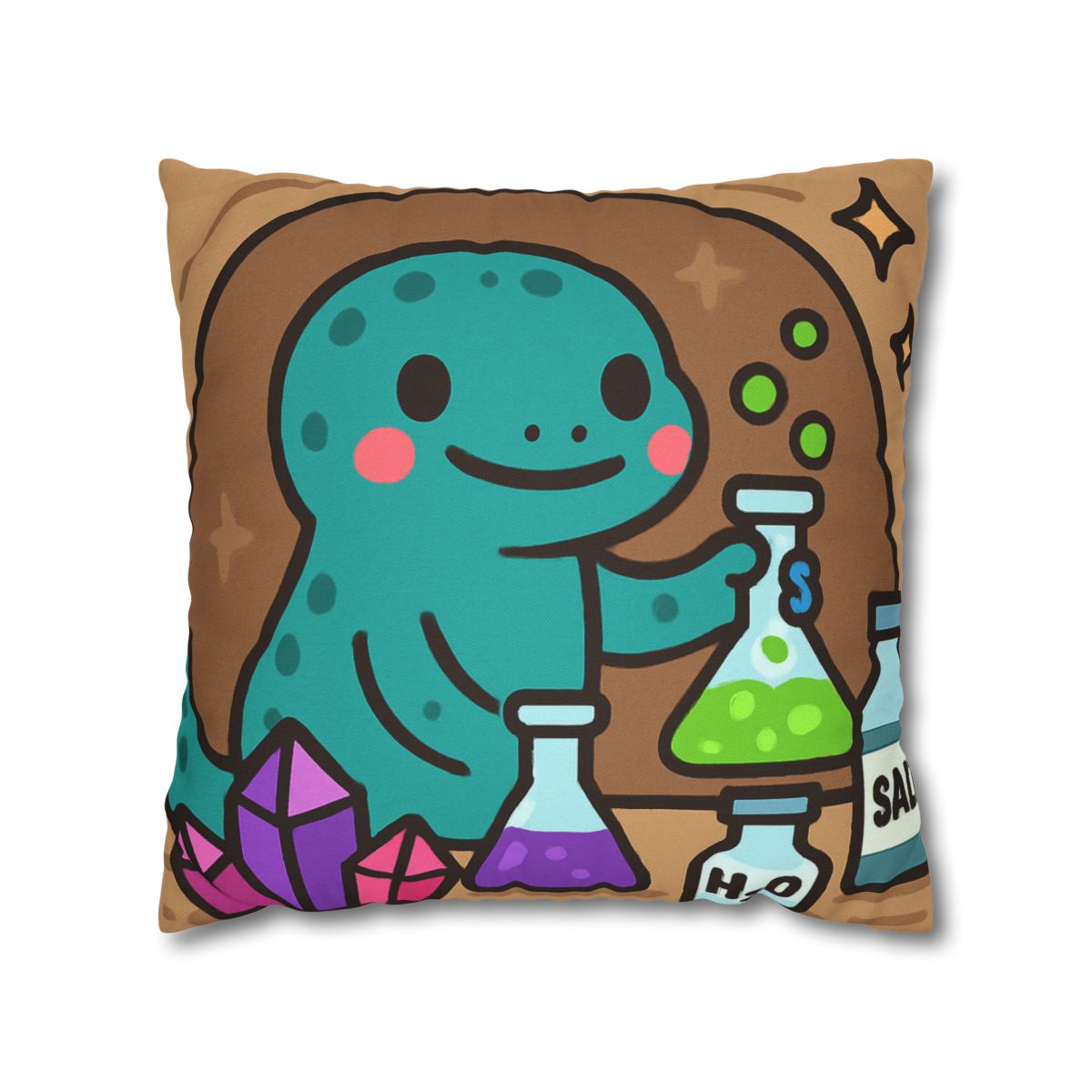 Crystal Cave Salamander Science Lab custom pillow cases