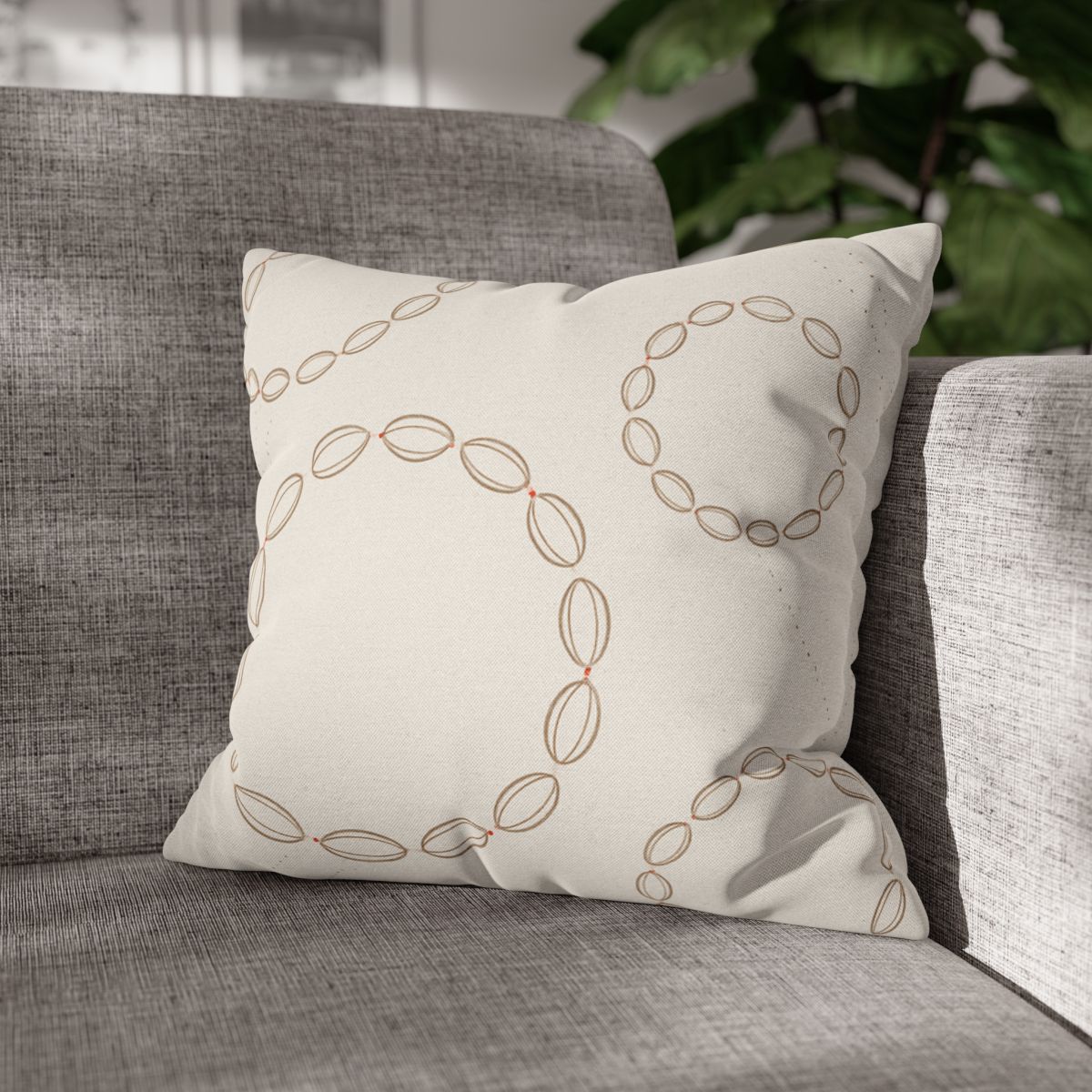 Seed Pod Halo Scatter personalized pillow covers
