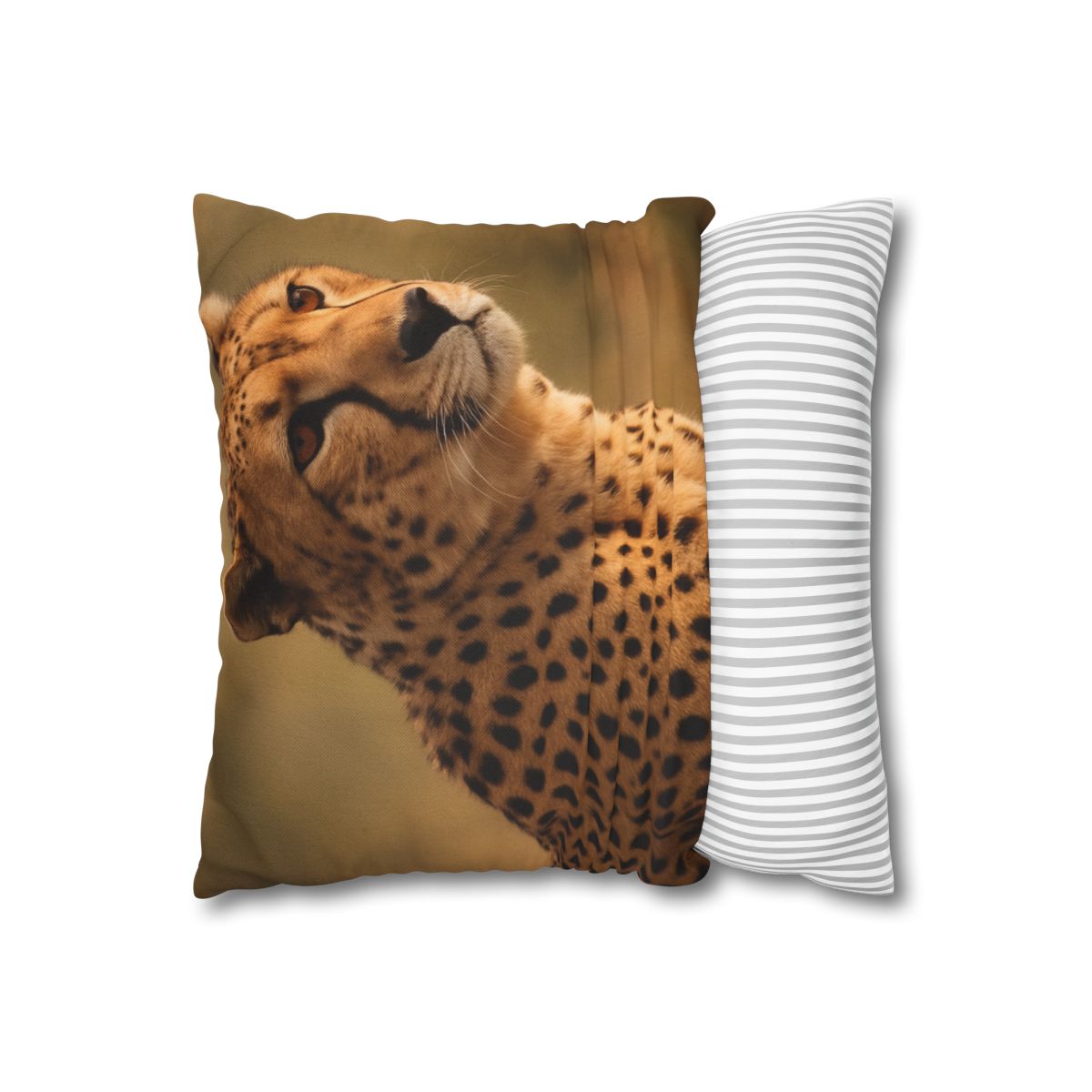 Amber Gaze Cheetah trendy patterned pillow cases