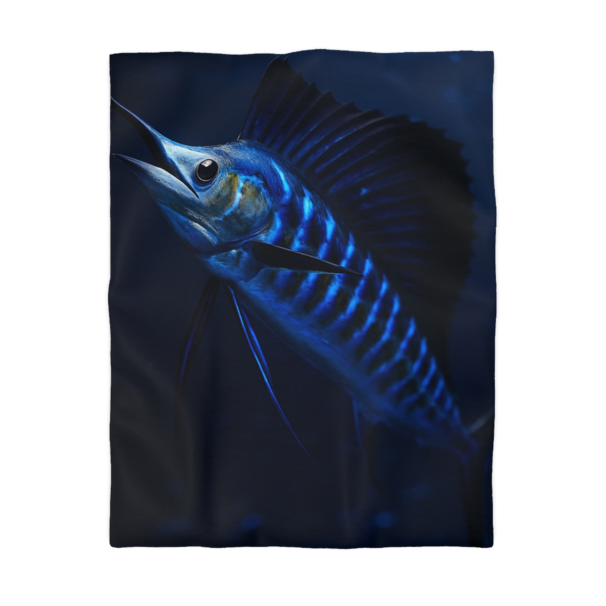 Nebula Crown Sailfish designer printed duvets