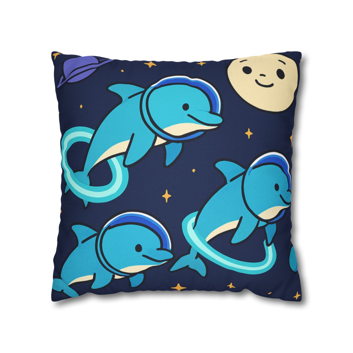 Cosmic Dolphin Playground custom pillow cases