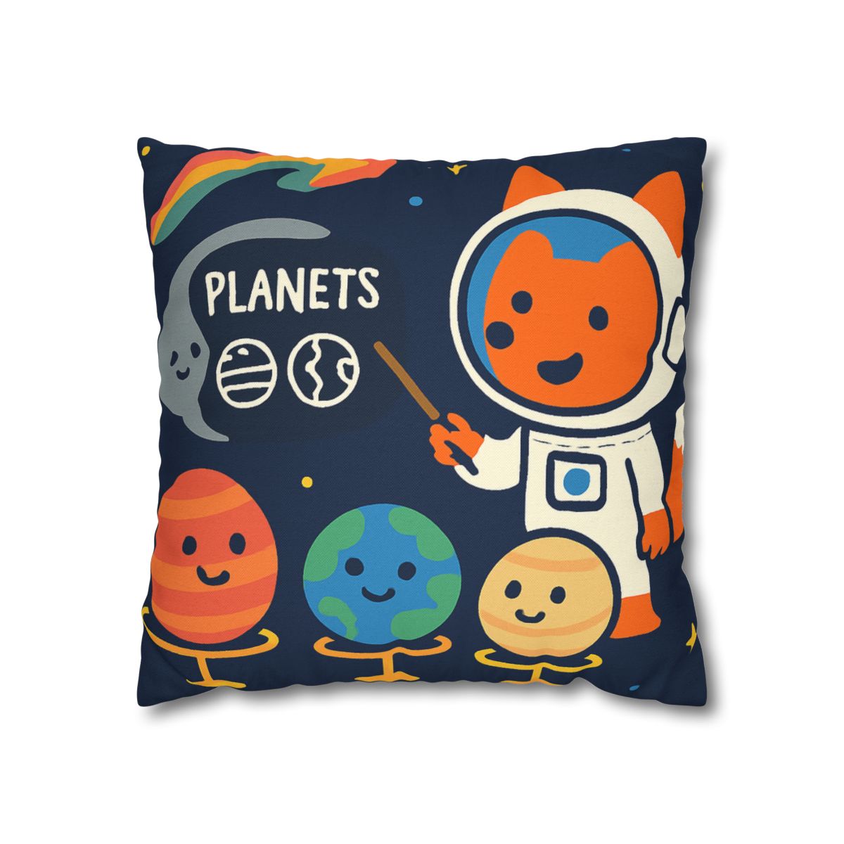 Comet Classroom With Astro Fox stylish decorative pillowcases