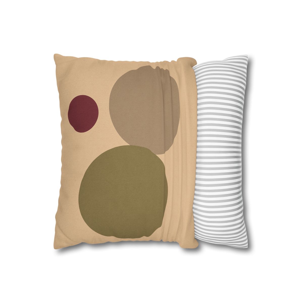 Three Circles With Shared Edge soft cotton pillow cases