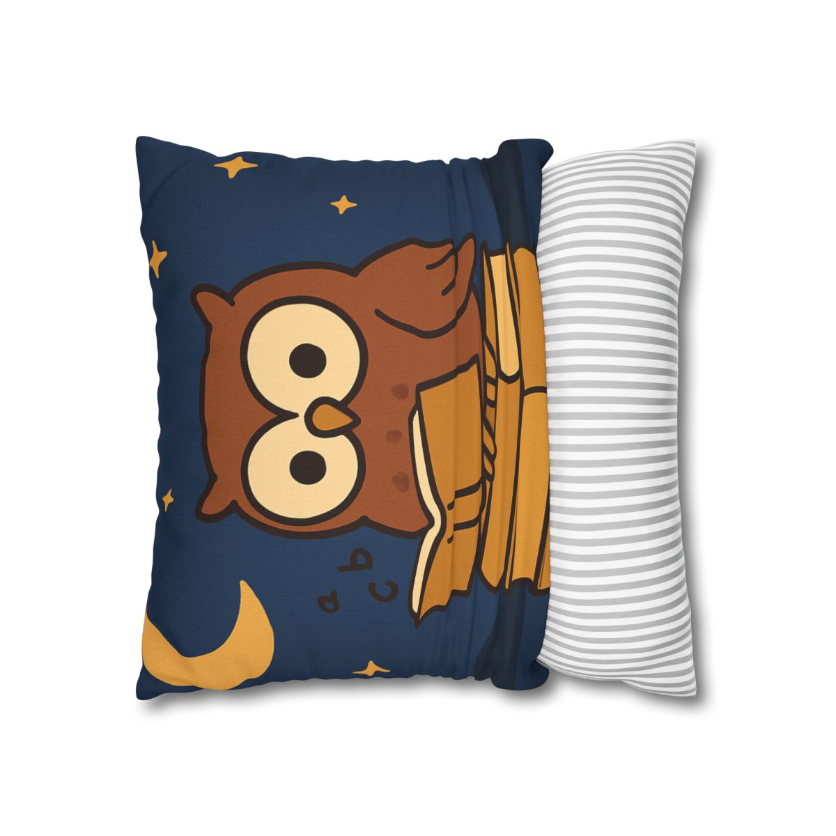 Moonlight Owl Library soft cotton pillow cases