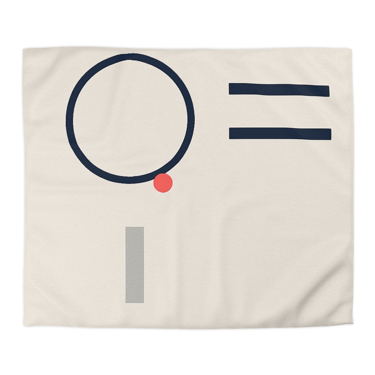 Quiet Orbit With Offset Bars personalized bedding duvets