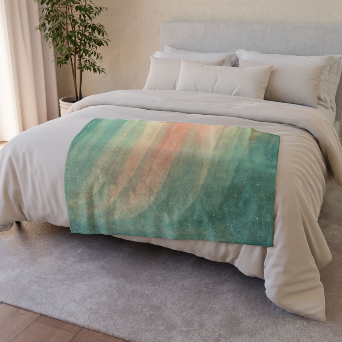 Aurora Dust Cascade trendy patterned blankets