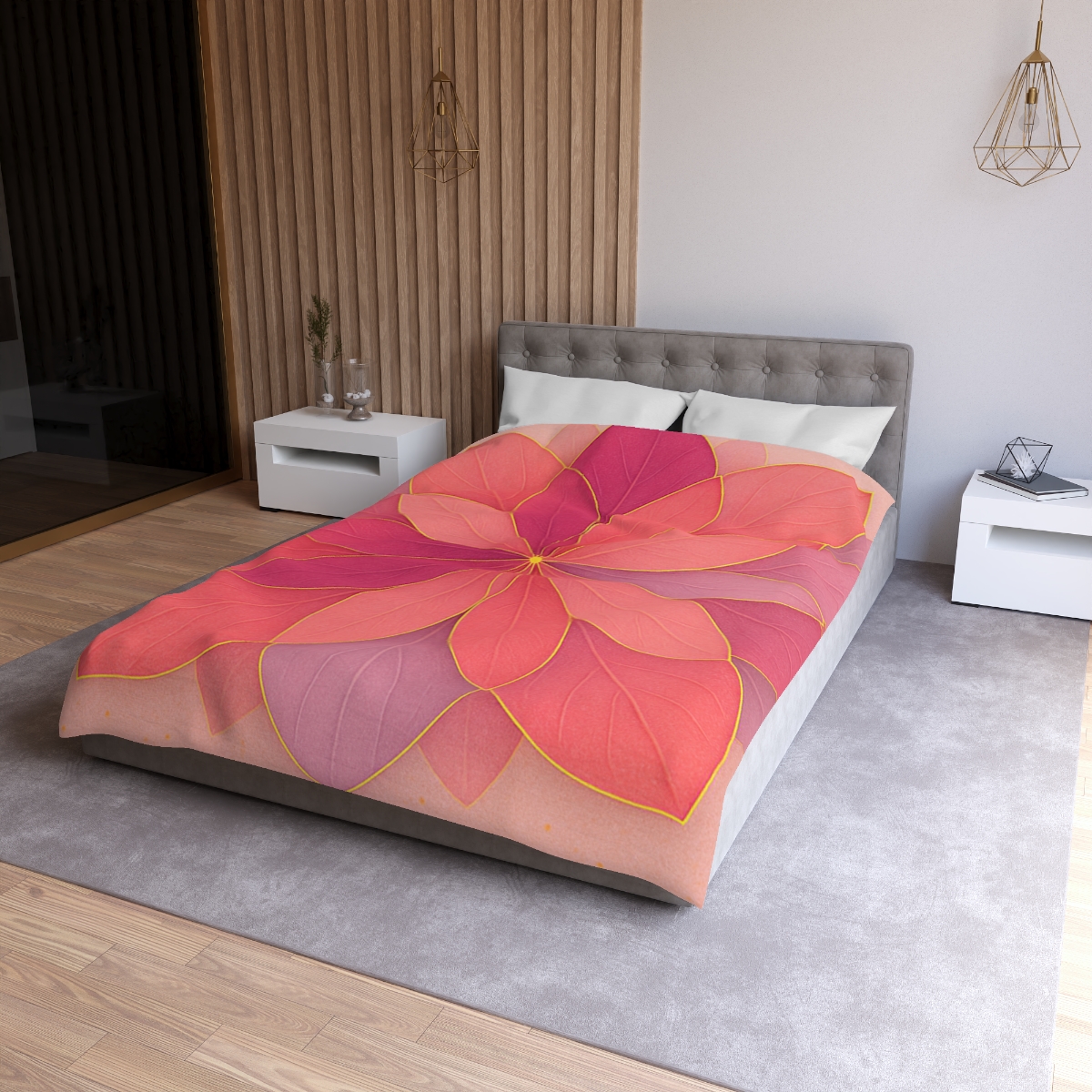 Petal Prism Overlap trendy bedroom duvets