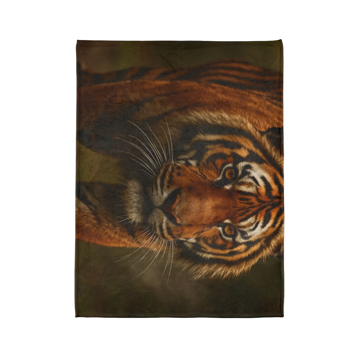 Forest Stalker Bengal Tiger trendy patterned blankets