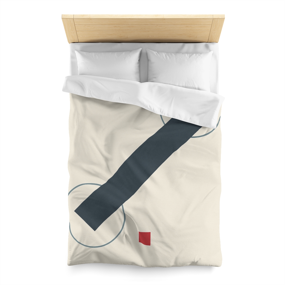 Diagonal Bar With Twin Orbits stylish duvet covers