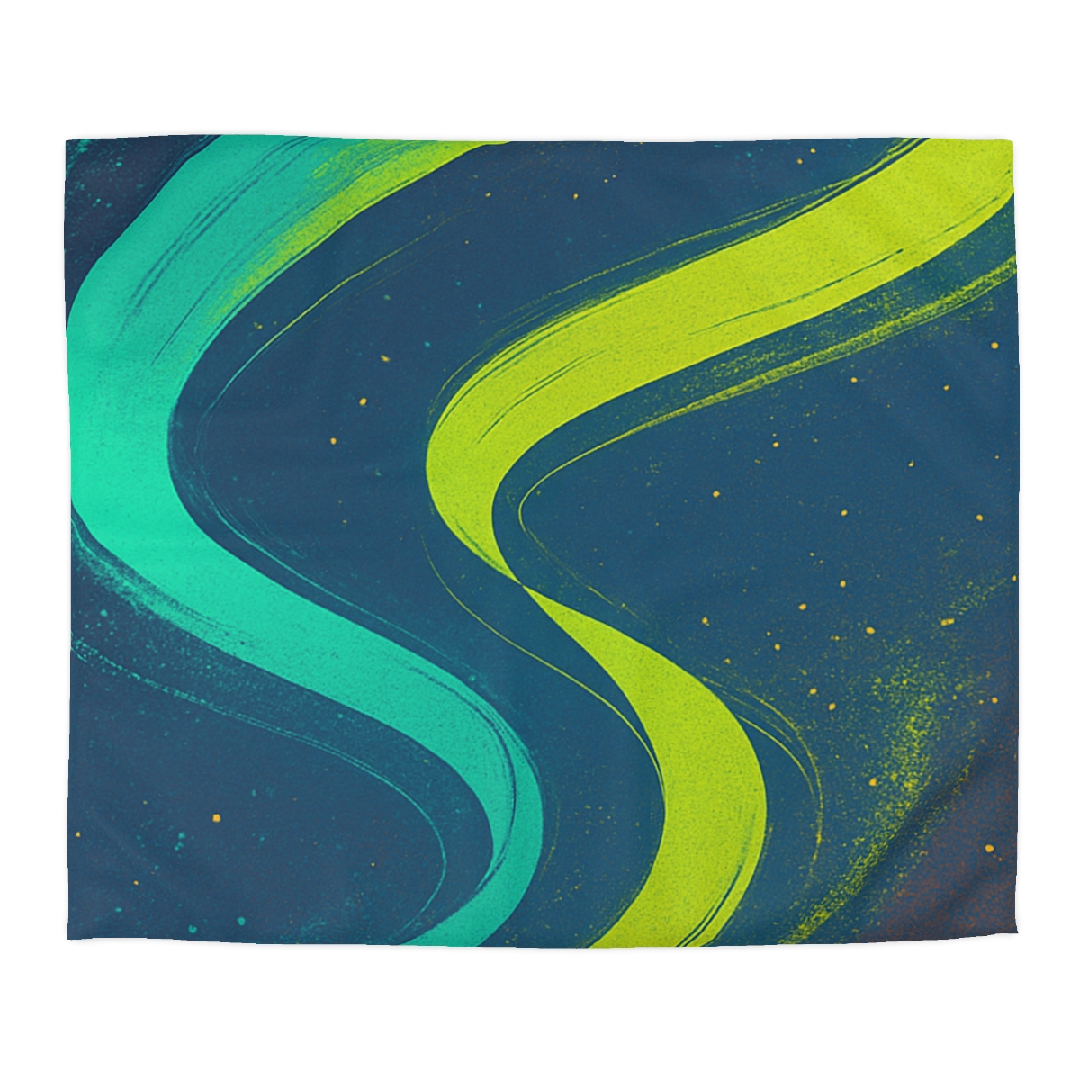 Auroral Dust Ribbon designer printed duvets