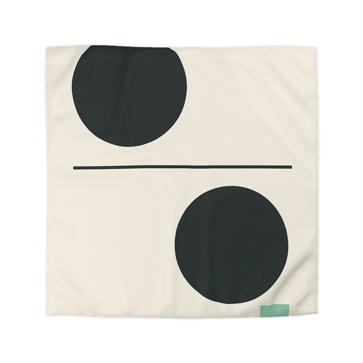 Offset Circle Bar Pairing soft comforter duvets