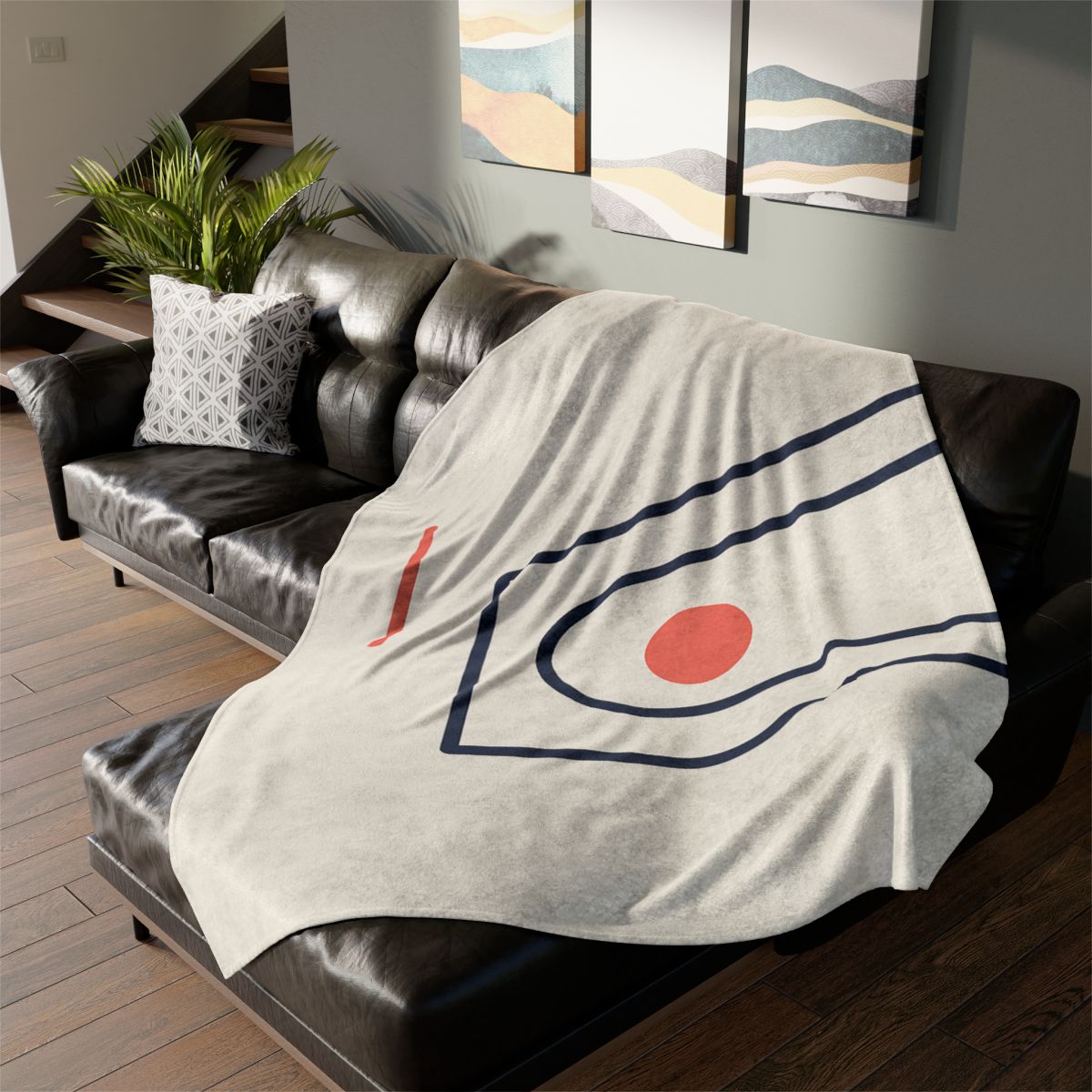 Orbit Gap Rectangles stylish throw blankets