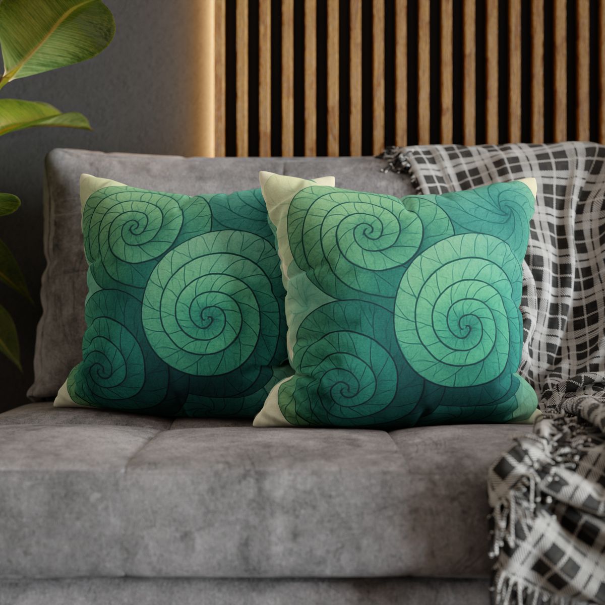 Vein Spiral Canopy personalized pillow covers
