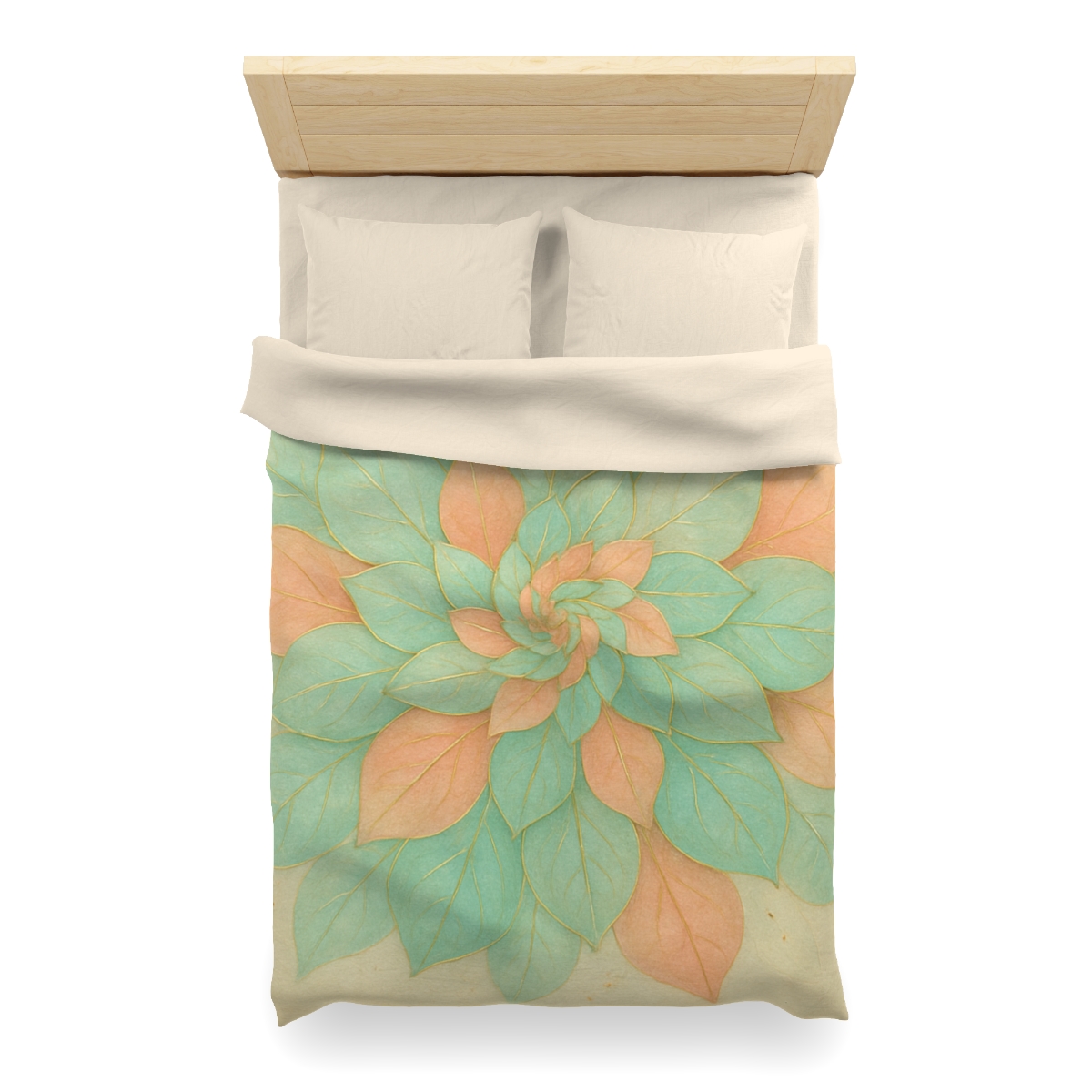 Petal Spiral Mosaic soft comforter duvets