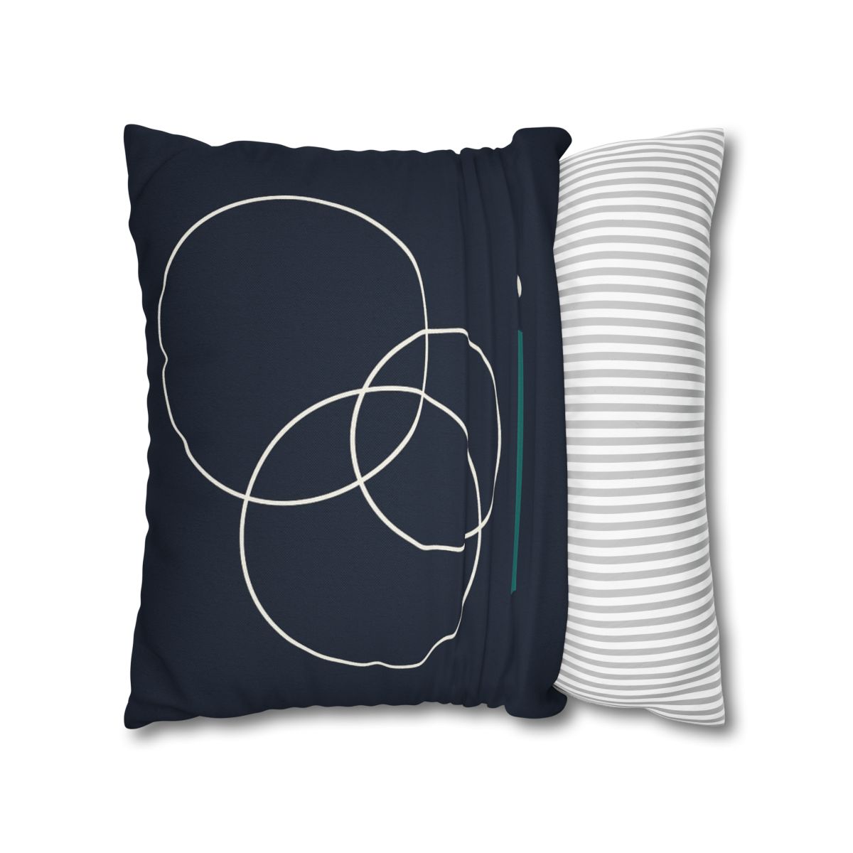 Staggered Rings And Anchored Bar trendy patterned pillow cases