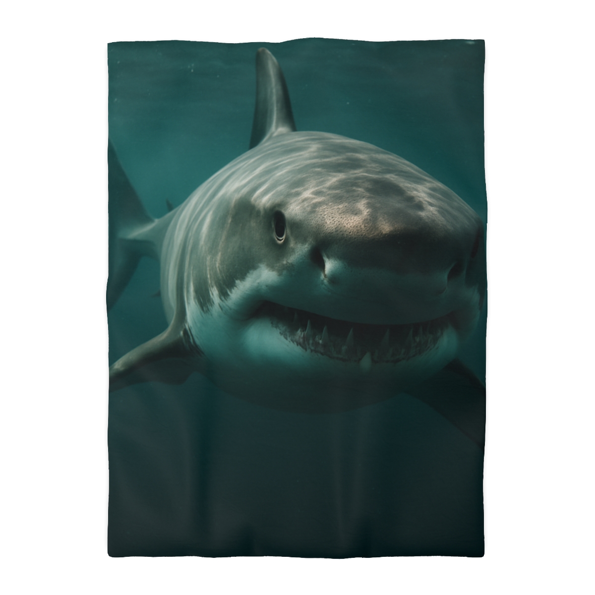 Silent Hunter Great White Shark personalized bedding duvets
