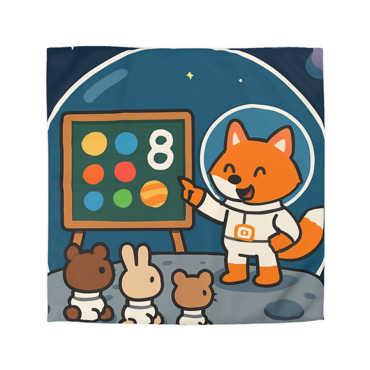 Comet Classroom With Astro Fox trendy bedroom duvets