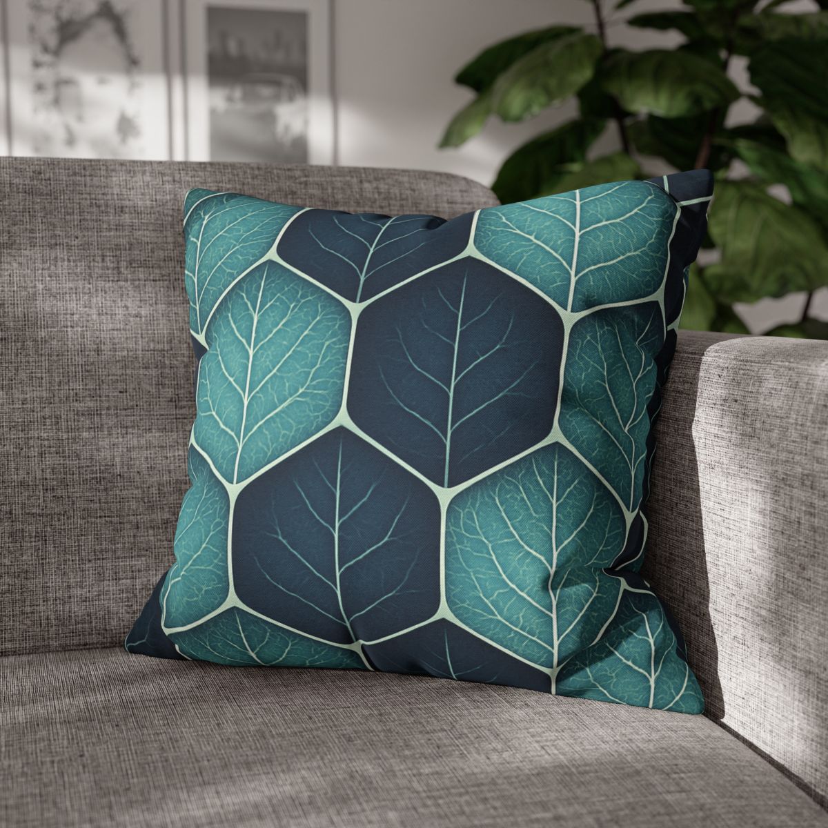 Leaf Lattice Radiance trendy patterned pillow cases