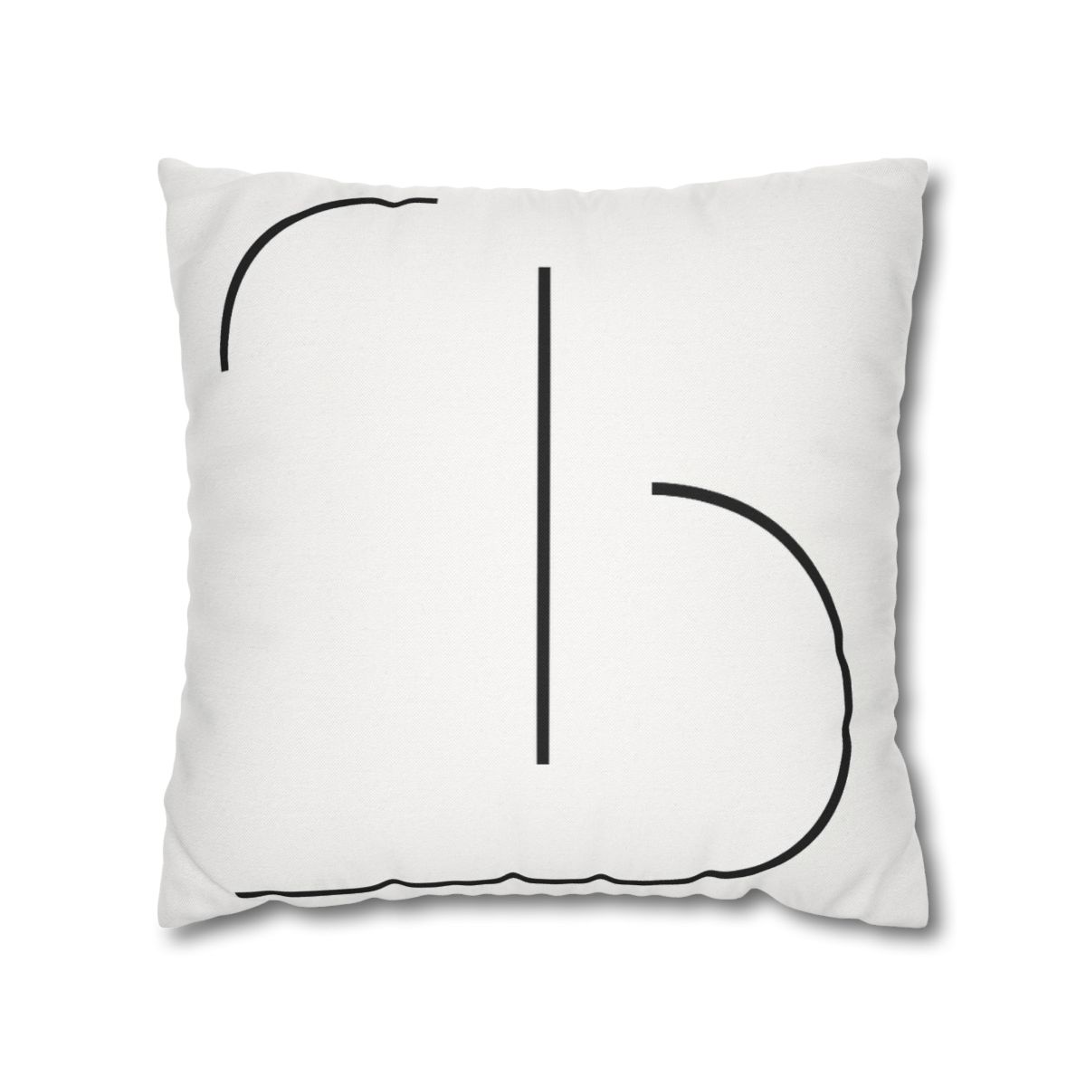 Twin Arc Horizon Offset stylish decorative pillowcases