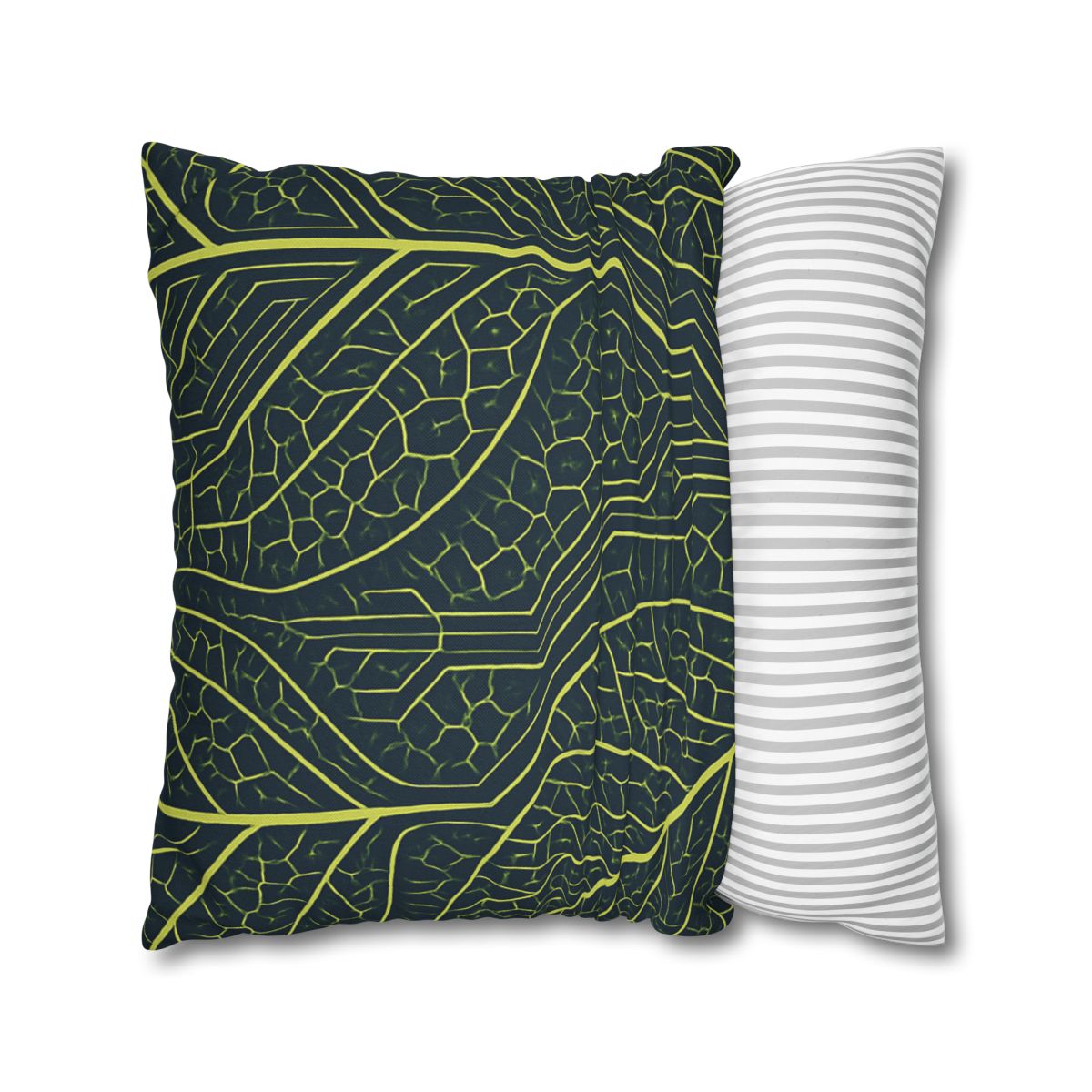 Leaf Vein Circuit Mosaic soft cotton pillow cases