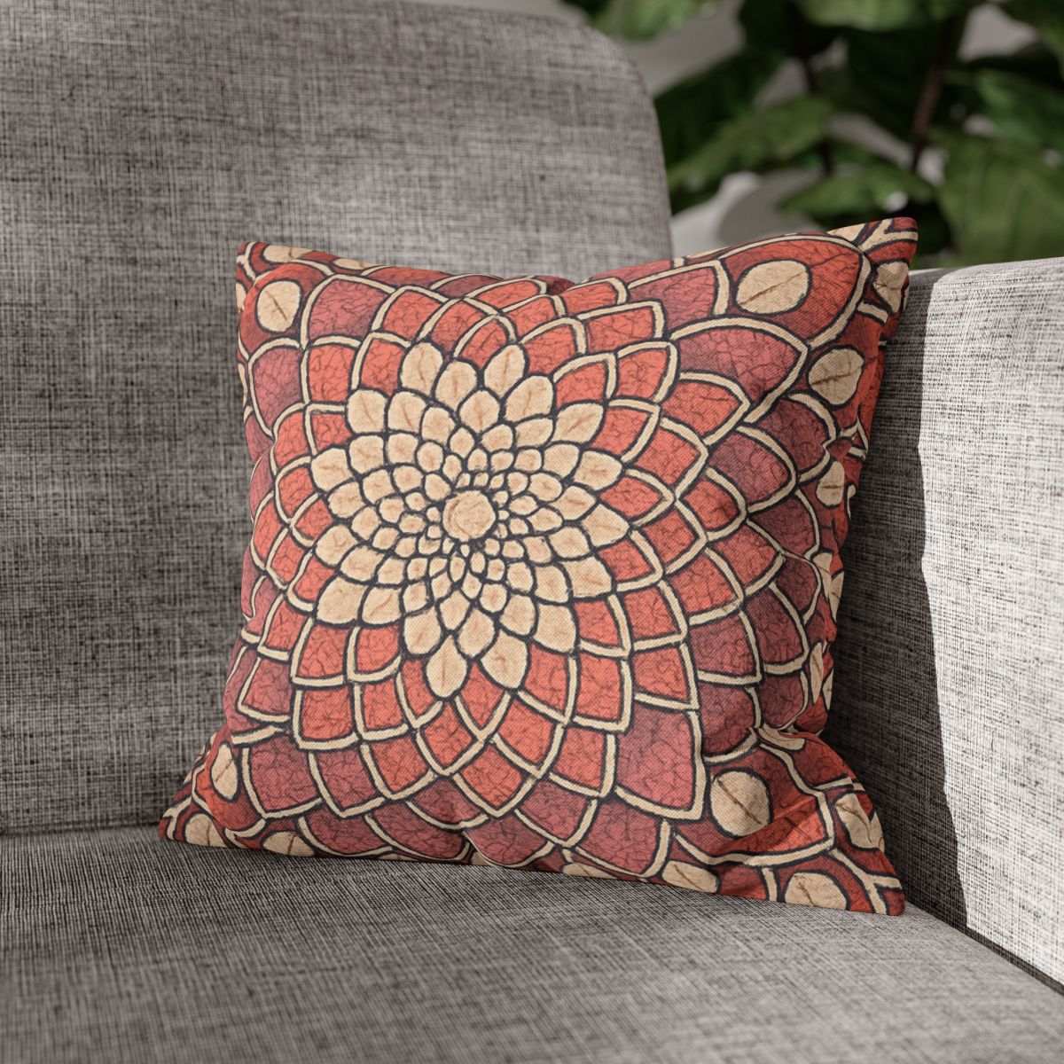 Bud Mosaic Fractal Bloom unique gift pillow cases