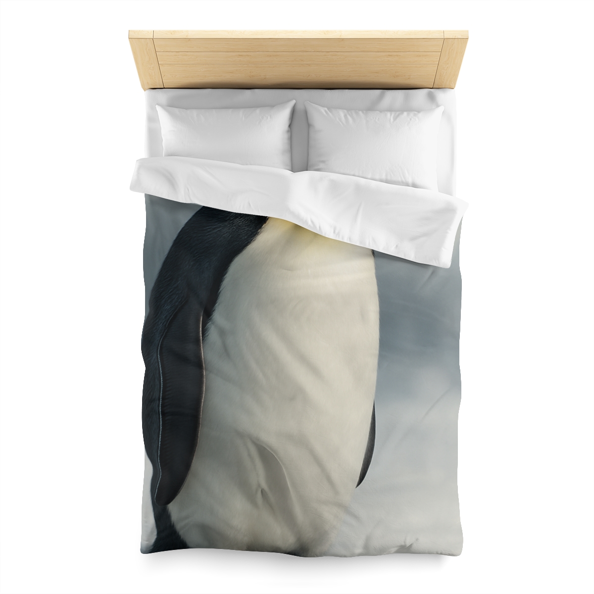 Moonlit Vigil Emperor Penguin custom duvets