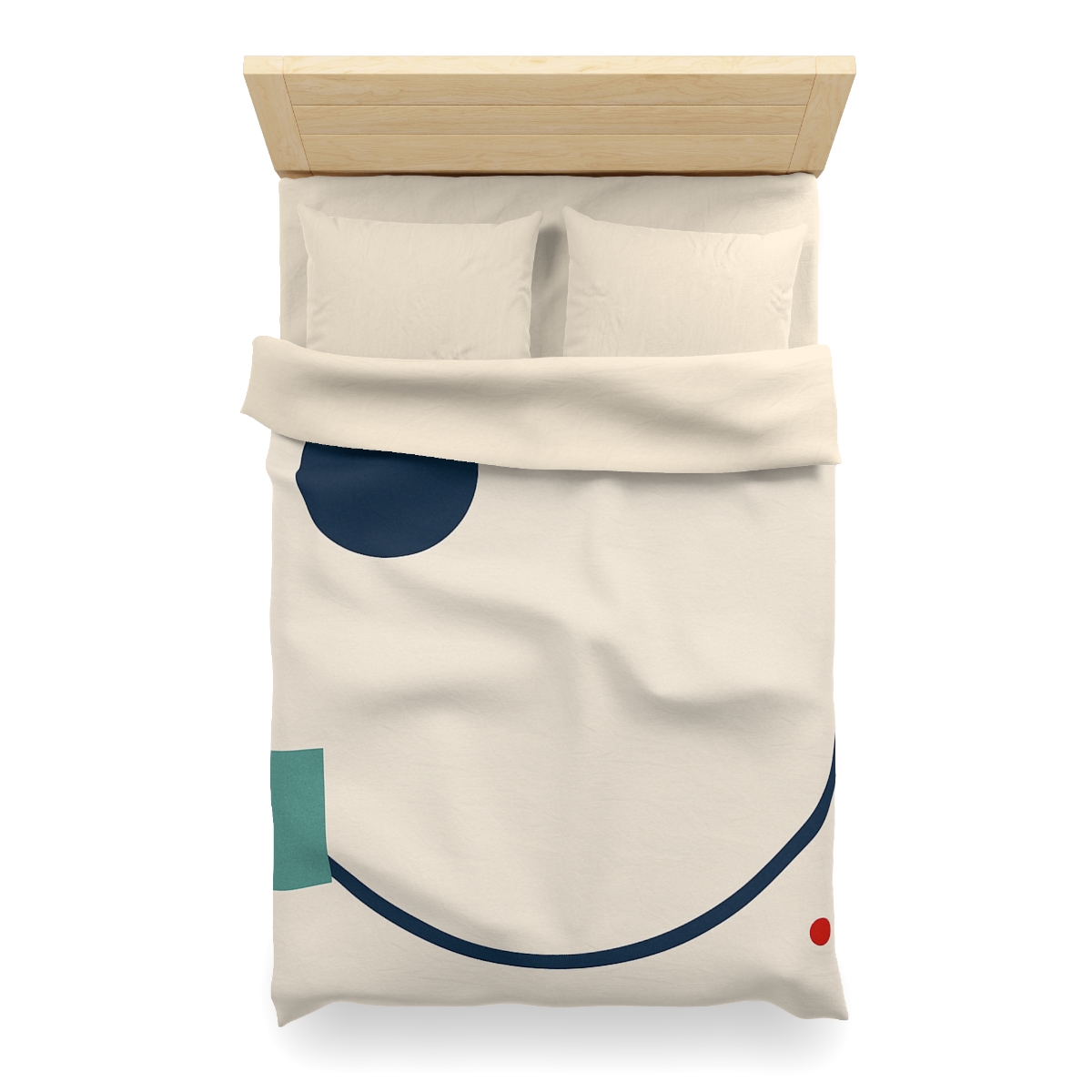 Staggered Arc With Three Points designer printed duvets