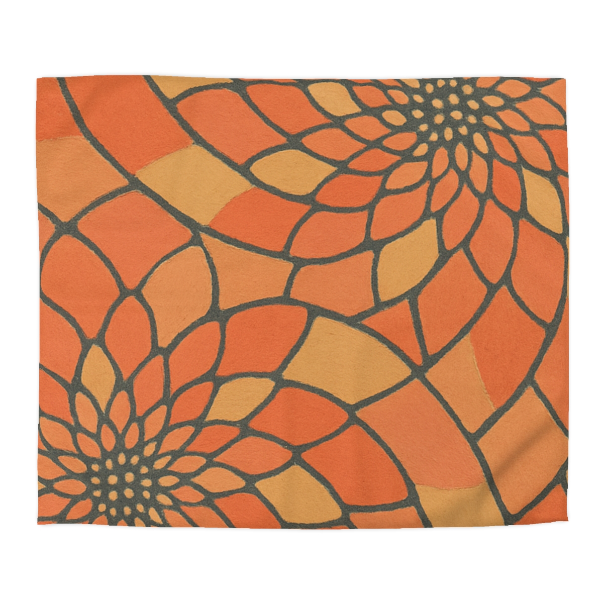 Petal Spiral Matrix custom duvets