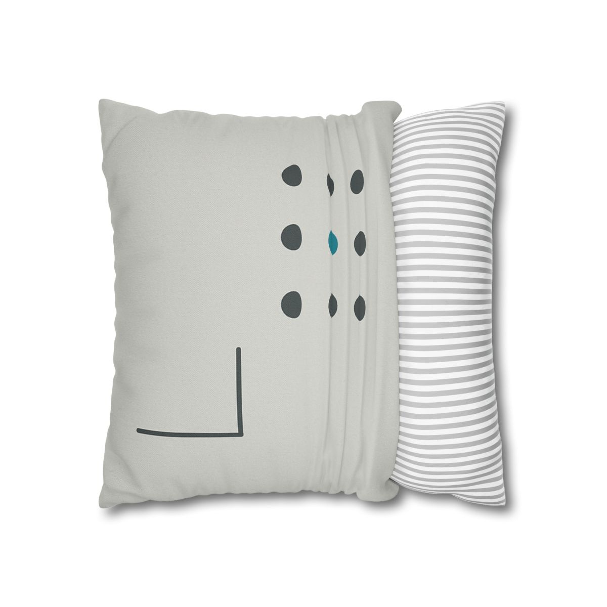 Sparse Dot Grid With Missing Corner custom pillow cases