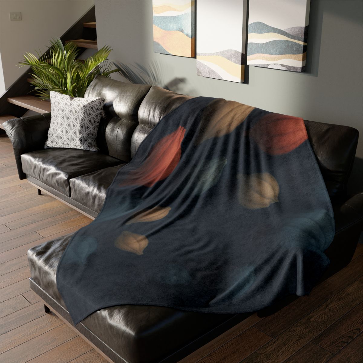 Seed Capsule Constellation stylish throw blankets